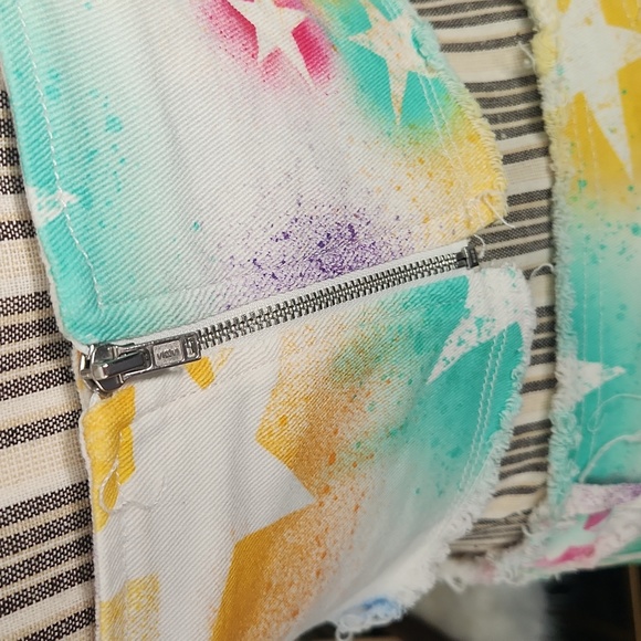 SHEIN Stars Denim Bustier Top and Mini Skirt Set - Picture 7 of 16